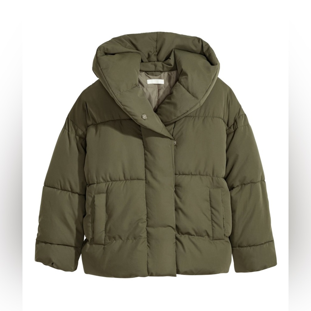 H&M Olive Green Puffer Jacket